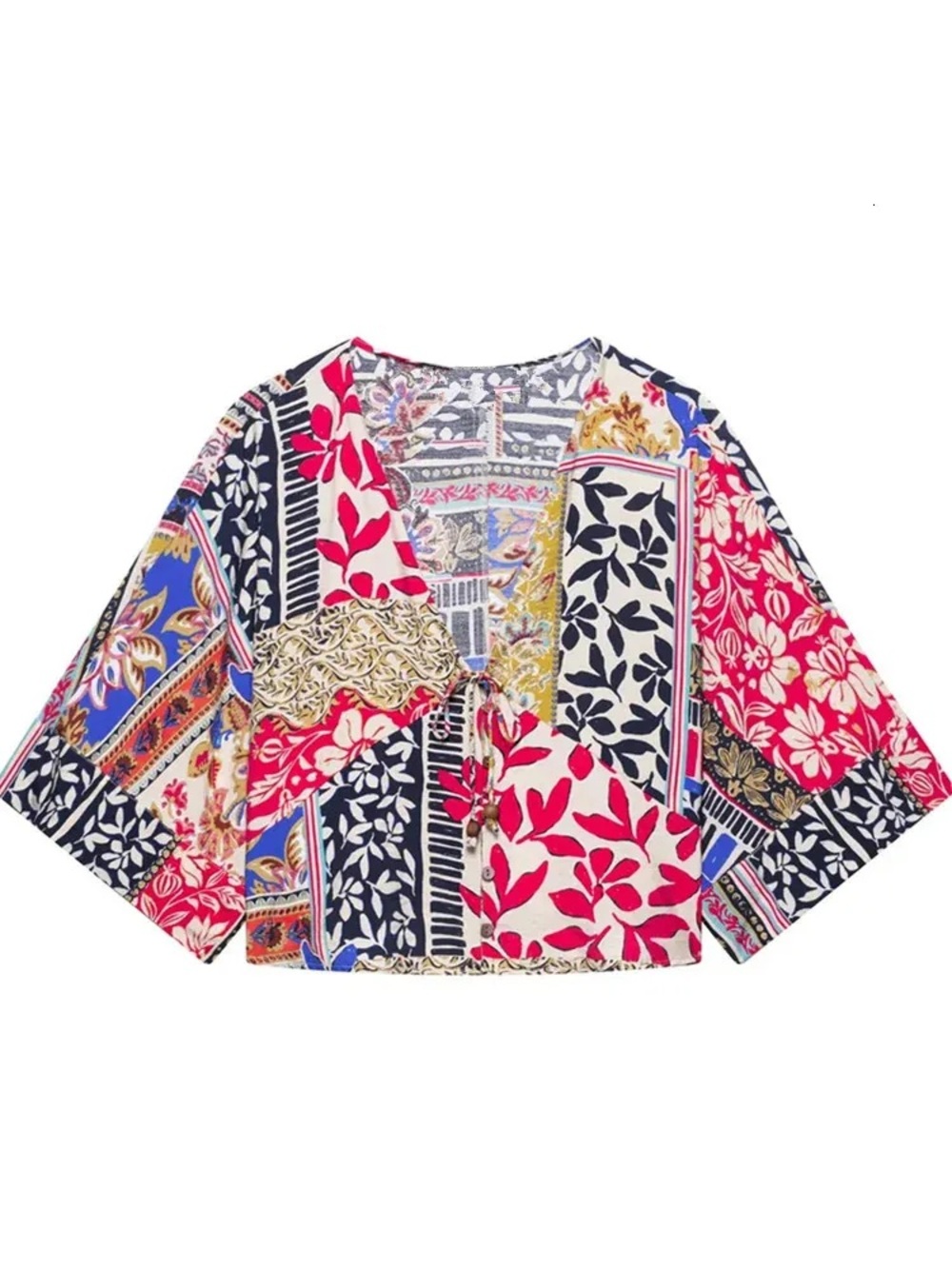 Zara Printed Crop Top